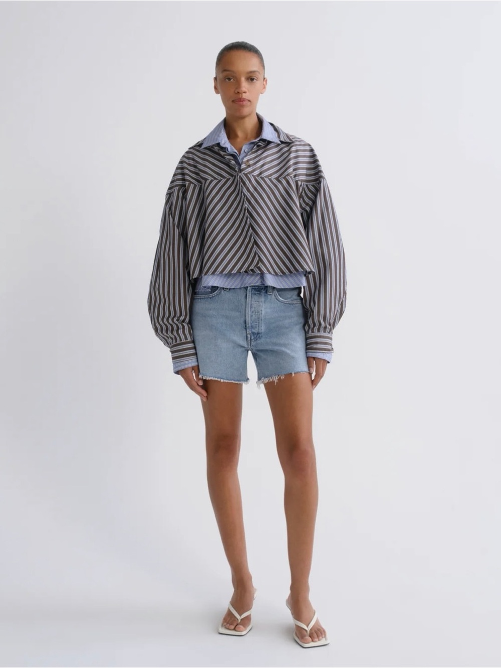 Agolde Parker Long Short In Replica Size 27